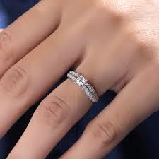 حلقه نقره زنانه نگین دار