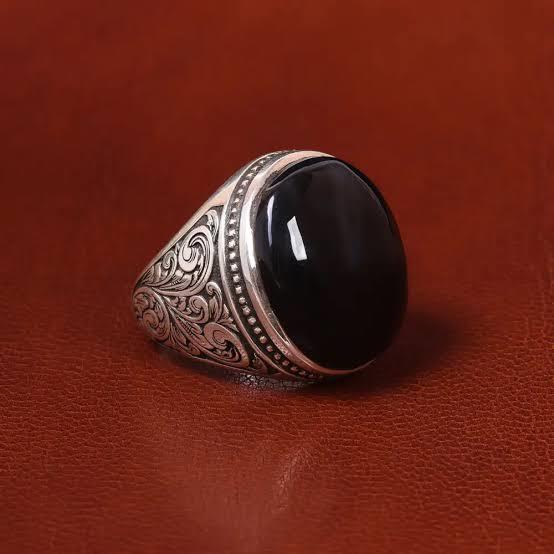 انگشتر نقره مردانه عقیق